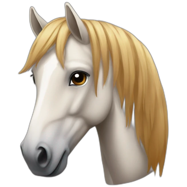 horse with a ceown emoji