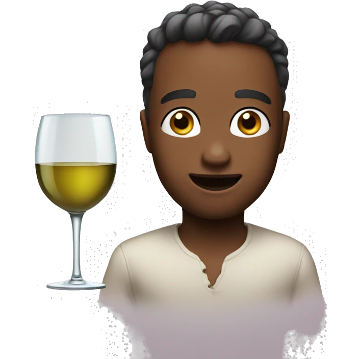 Wine cute emoji