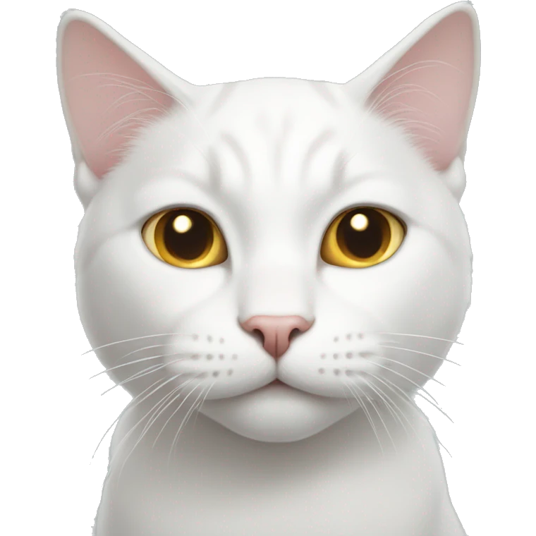 White cat emoji
