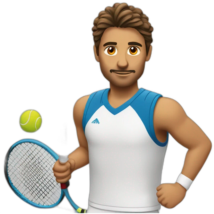 Spanish tennis player emoji