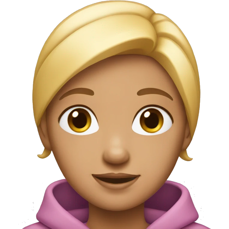 The girl's icon should feature soft, rounded shapes with a feminine symbol, using a pink or light purple color scheme. emoji