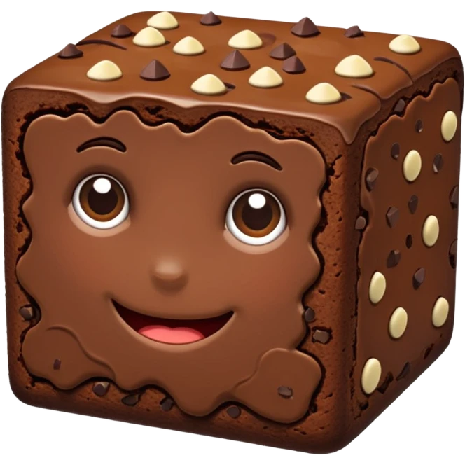 Brownie emoji