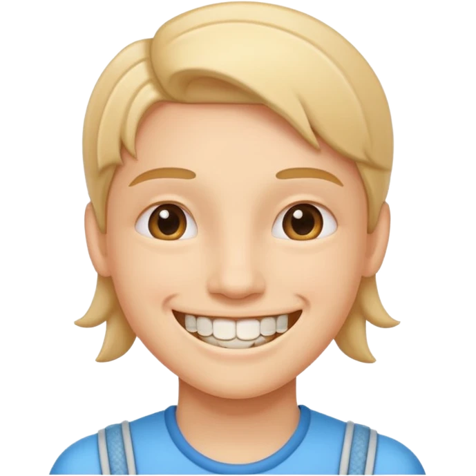 Smile with braces emoji