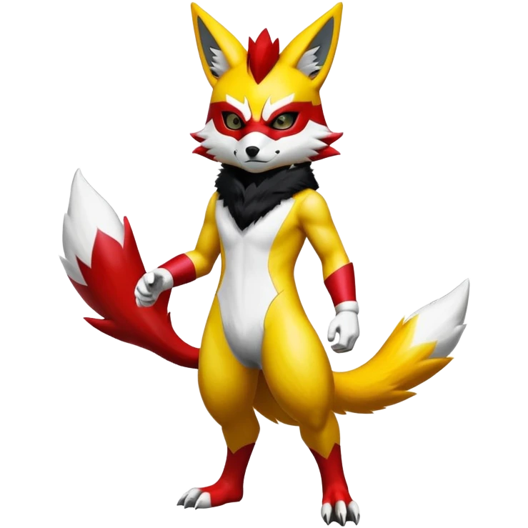 Shiny Renamon (Full body) emoji