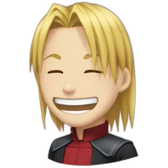 Laughing Edward Elric emoji