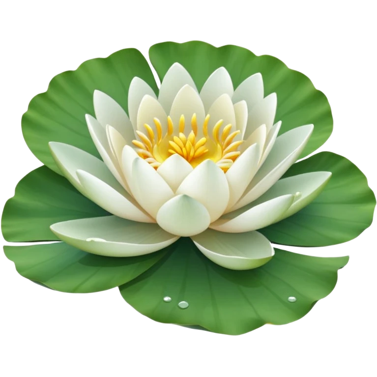 water lily emoji