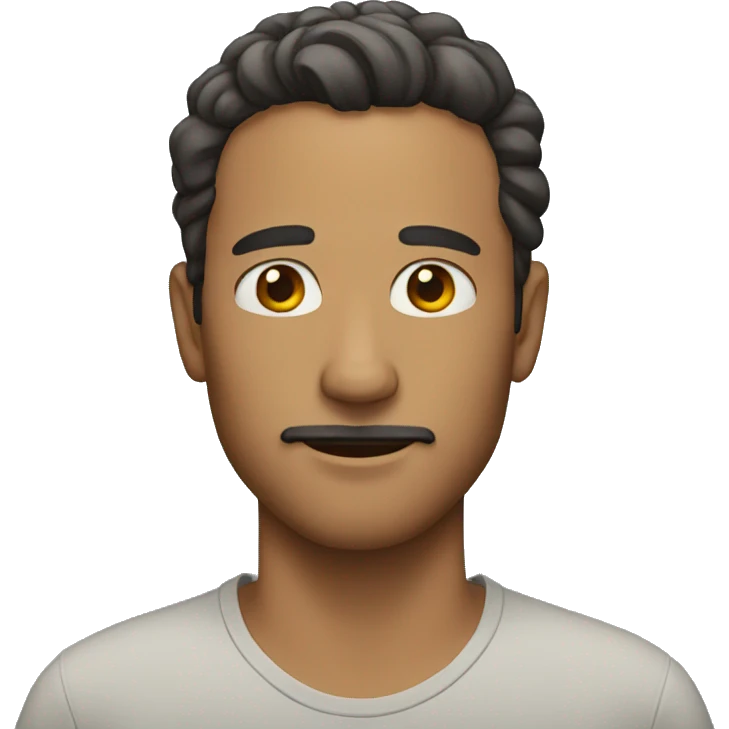 man with no mustache emoji