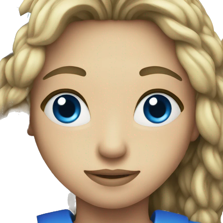 a strong blue plus symbol emoji