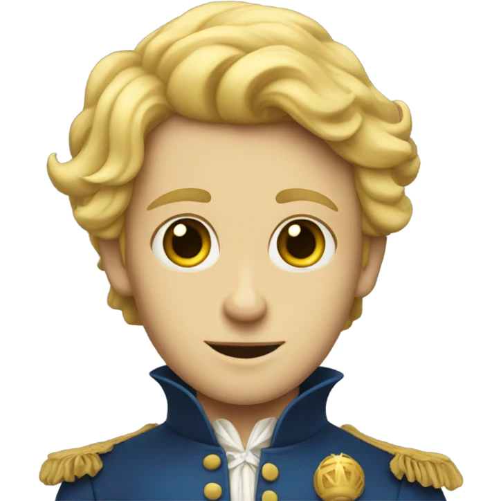 The blonde Little Prince from Shakespeare emoji