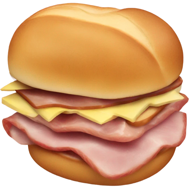 Greasy ham sandwich emoji