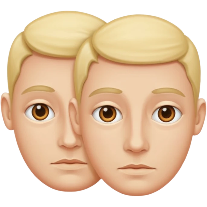 person with 2 heads emoji