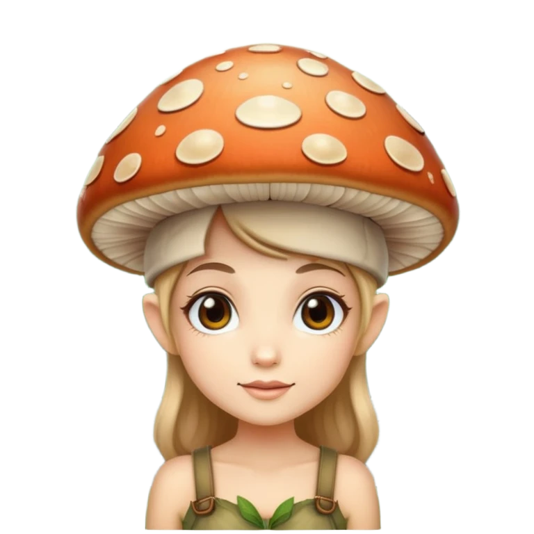Mushroom fairy  emoji