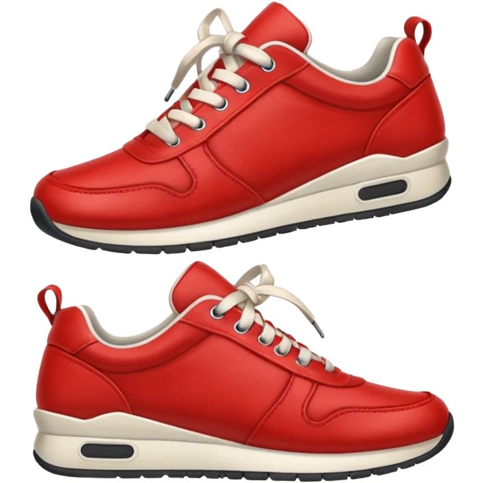 red sneakers emoji