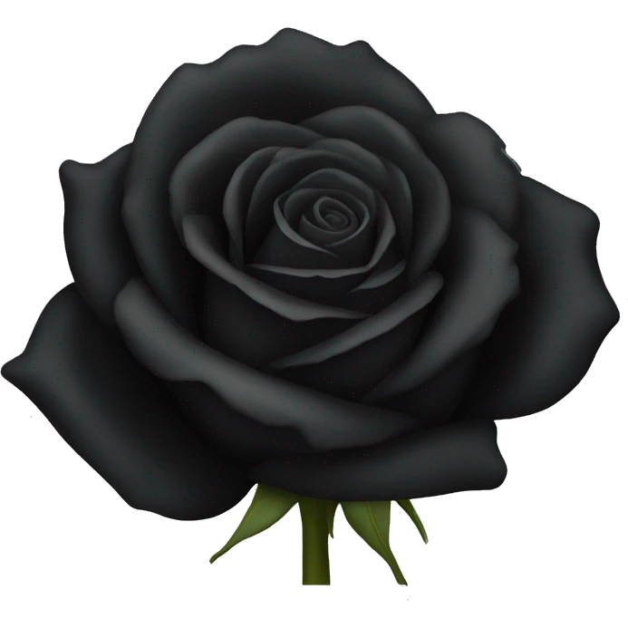 Black rose emoji