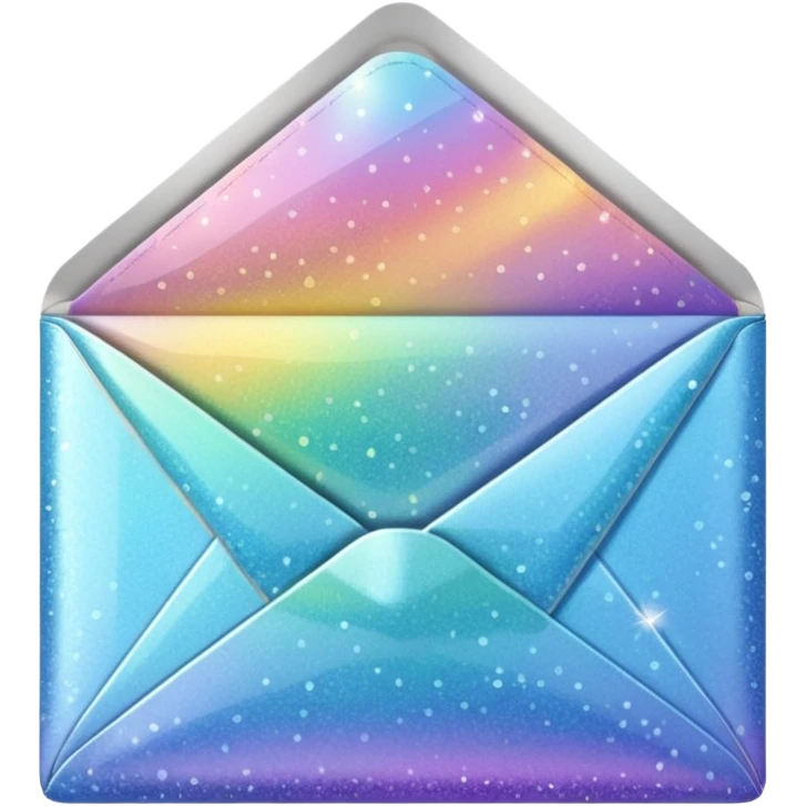 sparkly envelope emoji