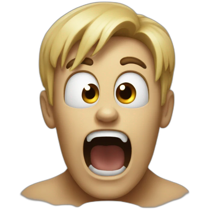 Scream emoji