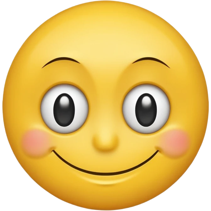 a smiley face with two eyes and a frown emoji