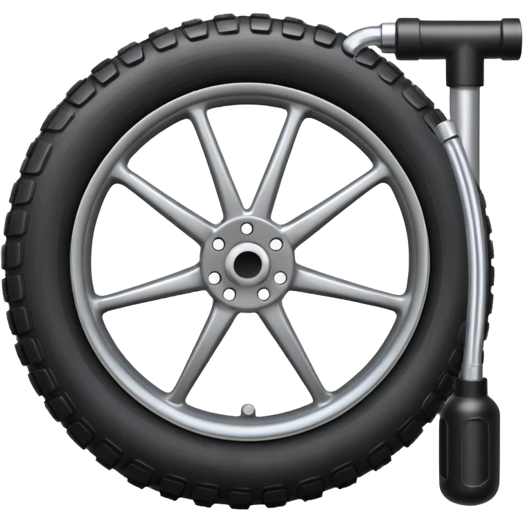 bike tire  pump emoji