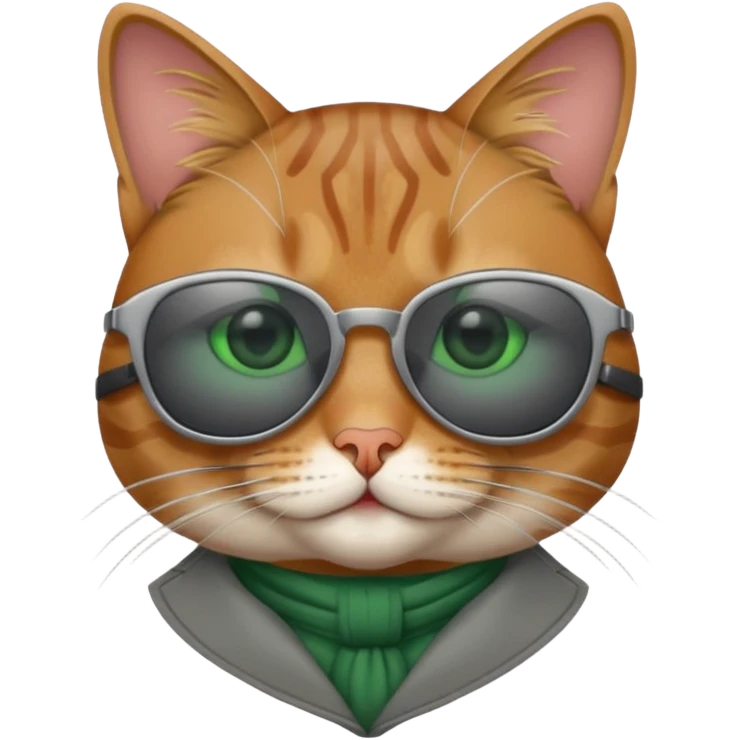 Cat wearing sunglasses emoji