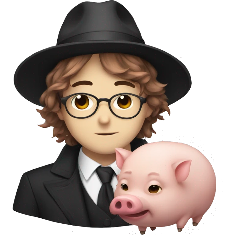 chuuya with a hog emoji