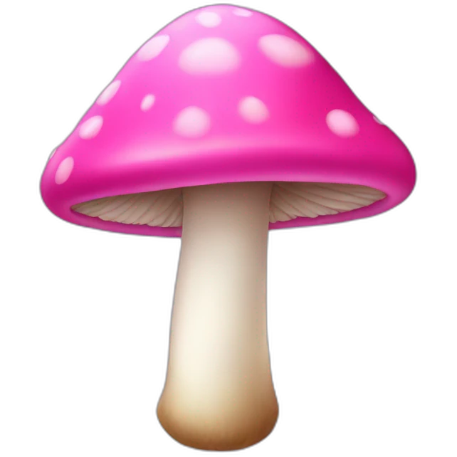 Pink mushrooms emoji