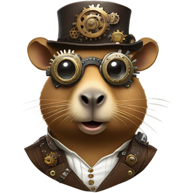 capybara steampunk emoji