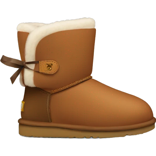 Chestnut short uggs emoji