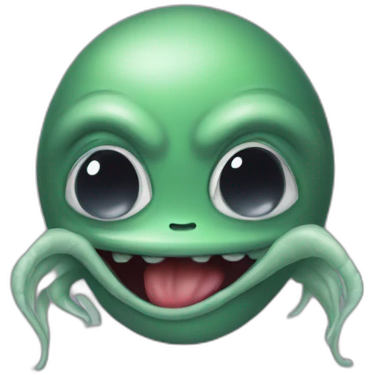 kiss aliens emoji