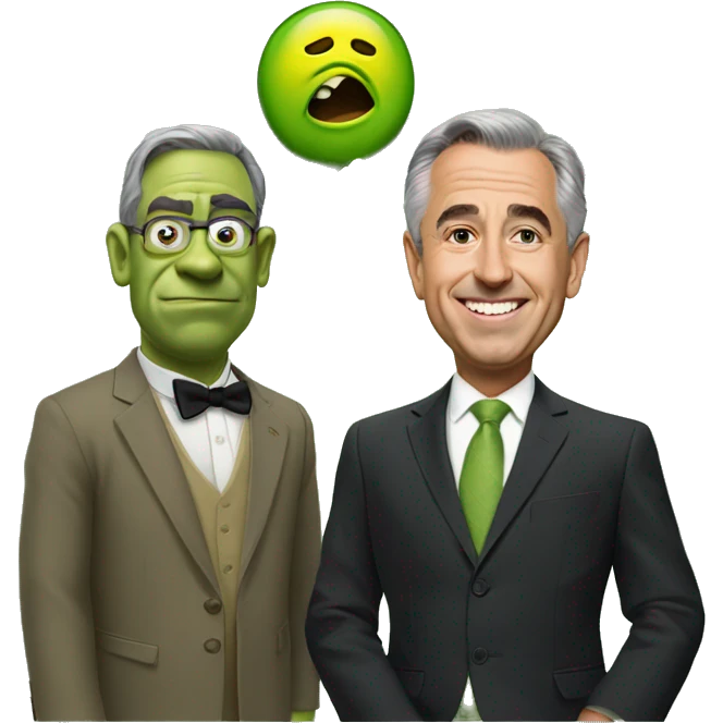 Shrek and alvaro uribe emoji