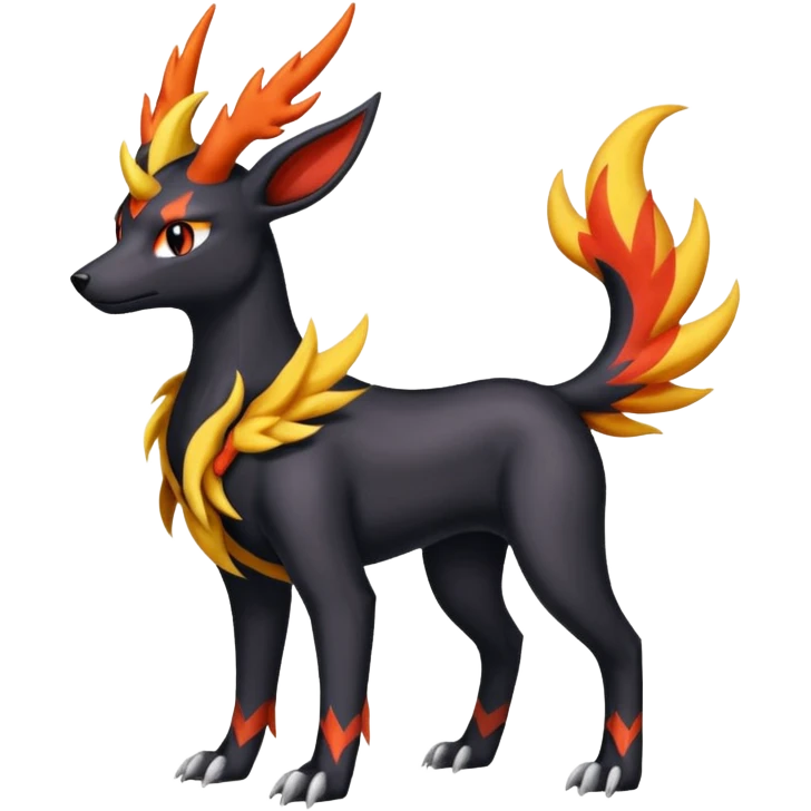 
Canine-Houndoom-Xerneas-Salandit-Noibat-Flareon-Fakémon-fusion (full body) emoji
