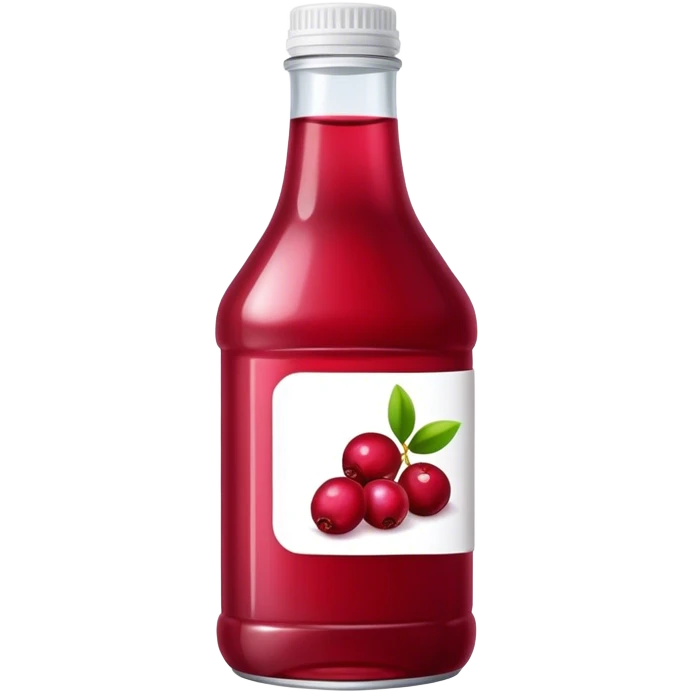 Bottle cranberry juice emoji