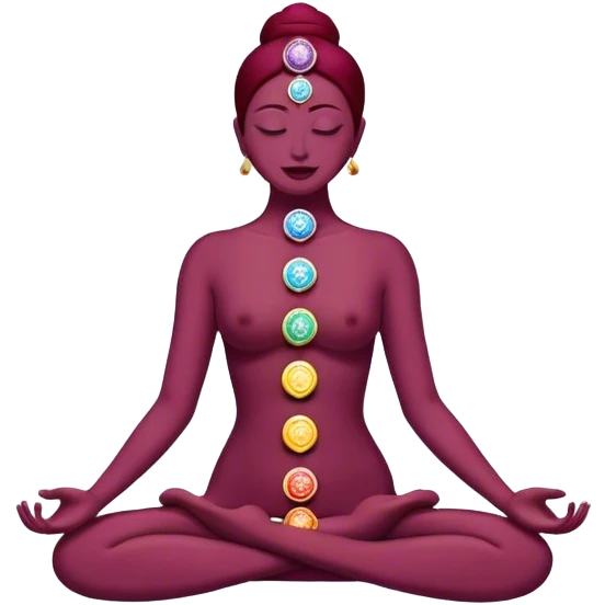 chakras Burgundy emoji