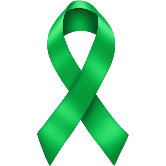 green ribbon emoji