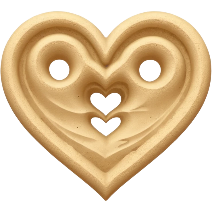 beach themed heart emoji