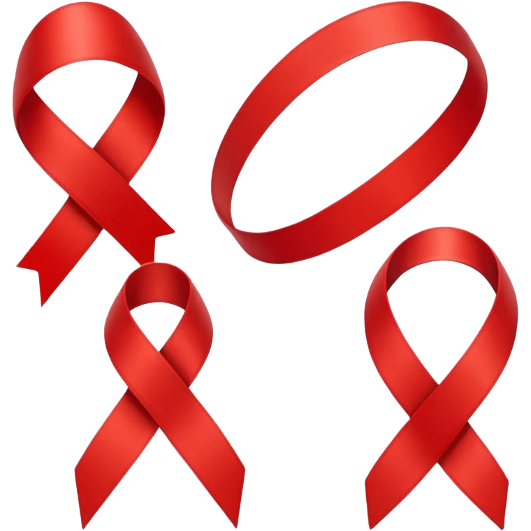 red ribbon emoji