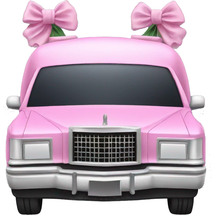 Pink hearse  emoji