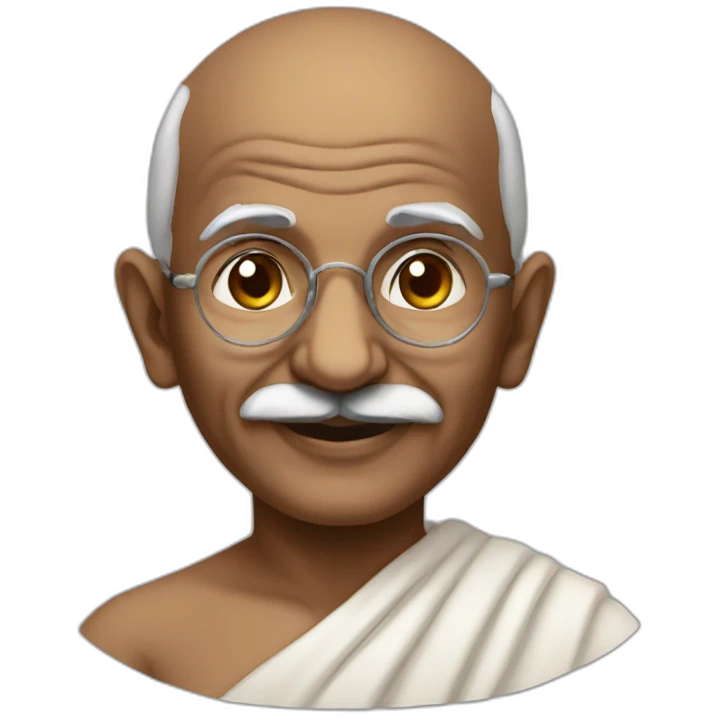 mahatma gandhi emoji
