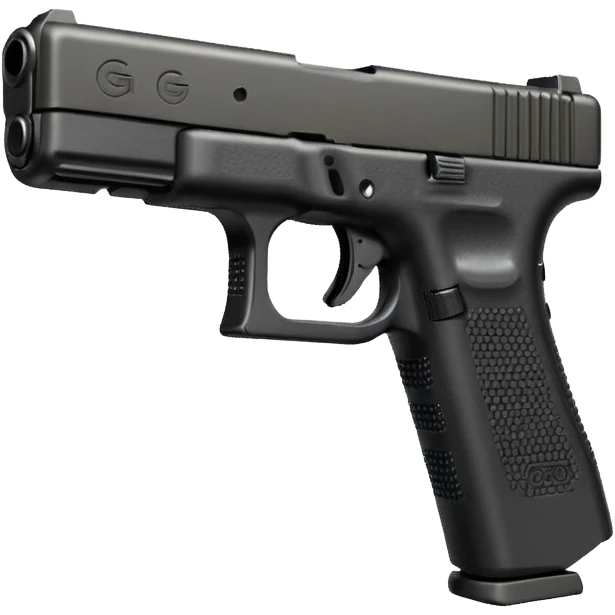 Glock 17 with an extended magazine emoji