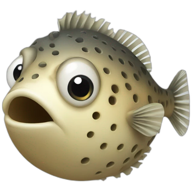 Blowfish emoji