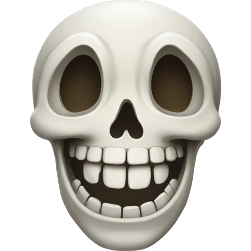 Laughing skull emoji