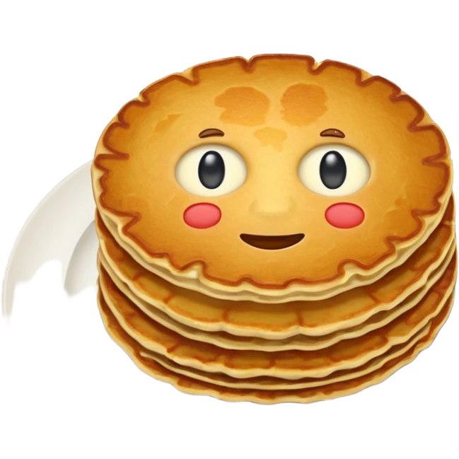 Draniki on a plate  emoji
