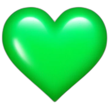 green heart emoji
