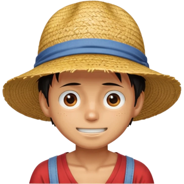 Give luffy straw hat emoji emoji