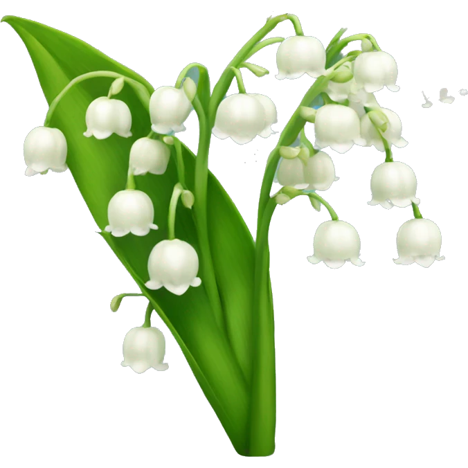 Lily of the valley flowers emoji