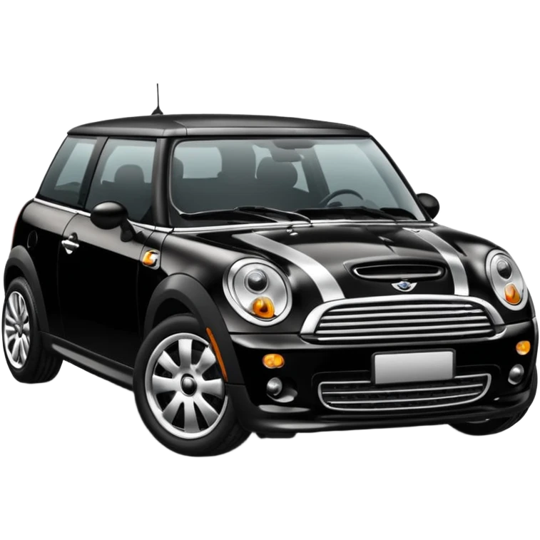 Mini cooper black emoji