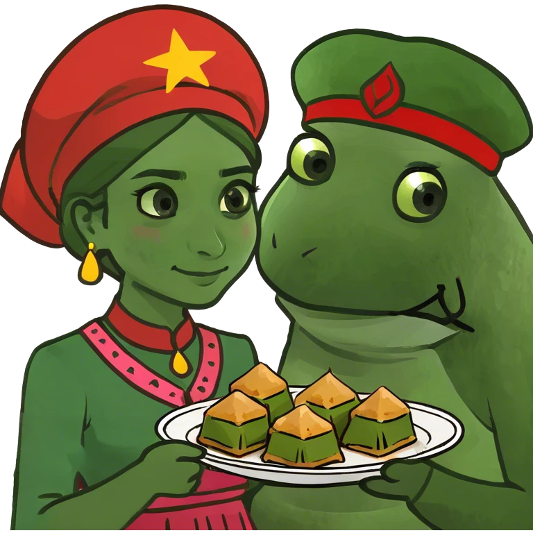 A Türkish girl and bufo with tea and baklava in İstanbul  emoji