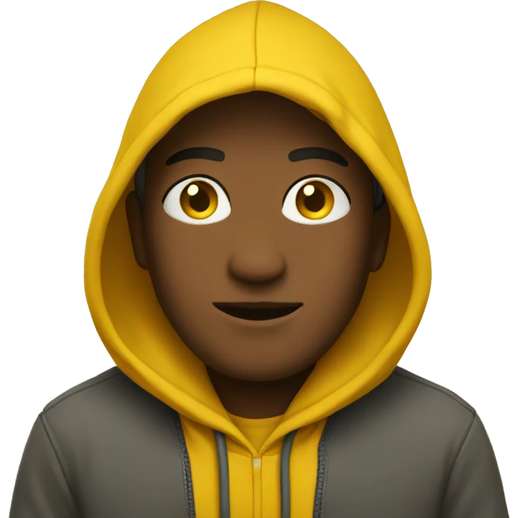Yellow hoodie emoji