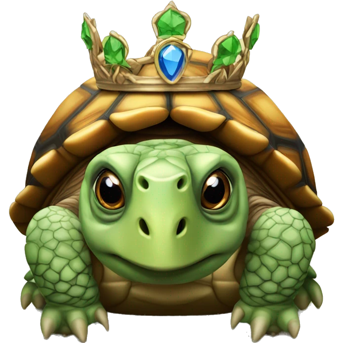 tortoise with crown emoji