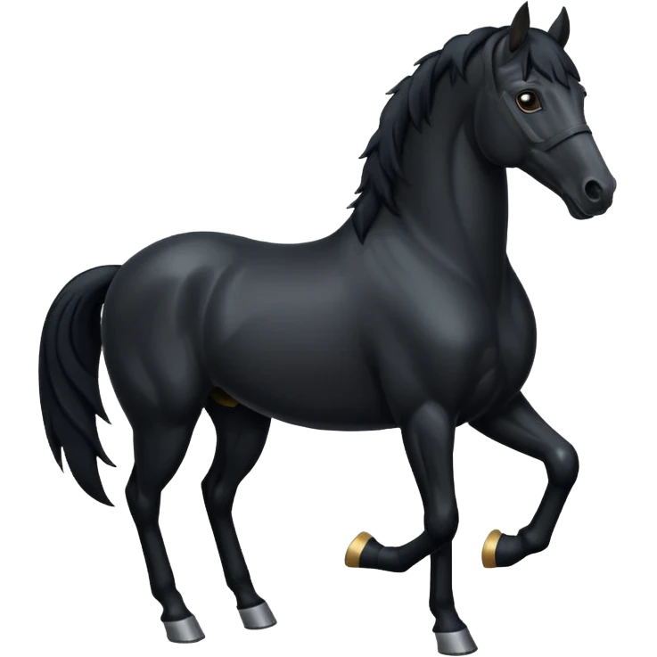 Black horse emoji