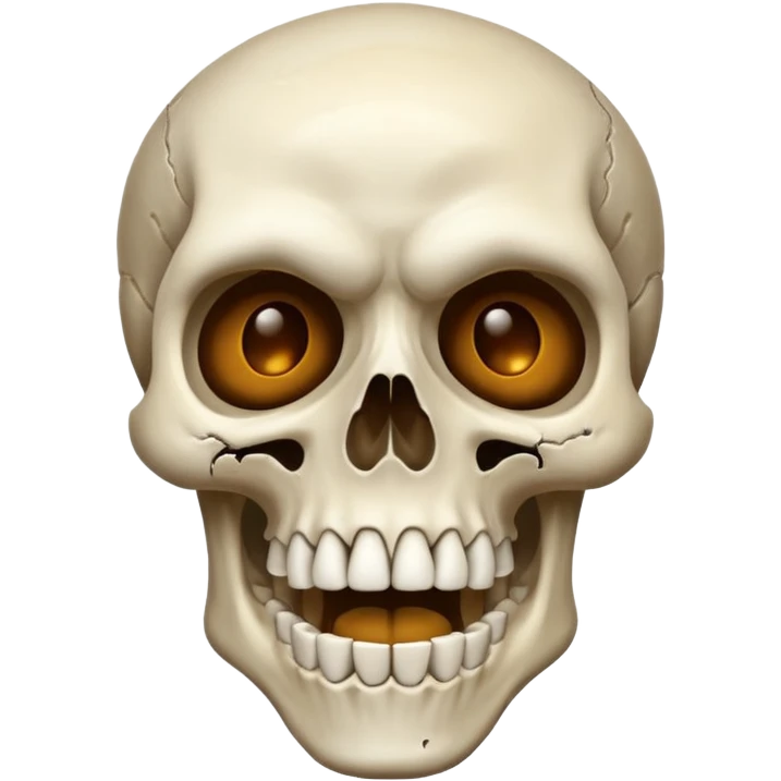 Raging skeleton emoji